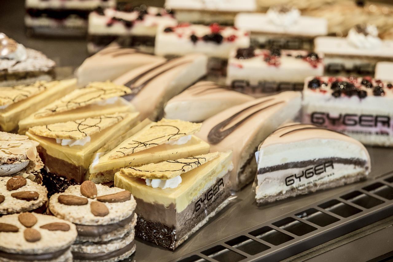 Gyger Restaurant Confiserie B&B Thusis Eksteriør bilde